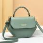 New 2023 Fashionable Women's Bag High Texture Pu Solid Diamond Women's Rotating Handbag Trend One Shoulder Messenger Bag