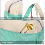 Rpet Green Kids Lunch Box Pouch Insulated Soft Bento School Bag Mini Thermal Child Lunch Cooler Bag With Handle