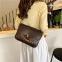Large Capacity Soft Leather Shoulder Bag Retro Casual Handbag Women Autumn Winter Retro Designer Luxury Crossbody Bag For Women