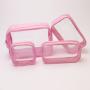 Custom Logo Cosmetic Bag Wholesale Stock Clear PVC Bag Zipper Portable Travel Toiletry Transparent Makeup Bag