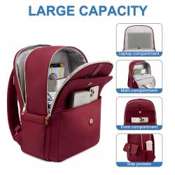 LOVEVOOK Custom Fashion Lightweight bookbag Mochila Travel Stylish Bag College School Business Backpacks for Women with USB port