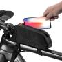 HPhone Case  Buckle Traveling Steering  Water Resistant Bike Saddle Bag Bicycle Handlebars Dry Bag