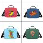 Spacious and Durable Insulated Polyester Lunch Bag for Kids Thermal and Waterproof with Cartoon Pattern Cooler Bag Genre
