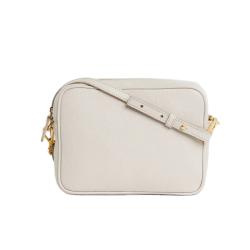 Leather zipper camera bag women's leather square crossbody shoulder bag strap bag