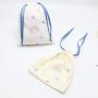 Super Soft Cotton Linen Dust Shoe Cloth Storage Dust Shopping Bag Natural Cotton Muslin Drawstring Gift Jewelry Pouch