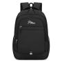 Large Capacity Lightweight Unisex Backpack Waterproof Oxford Cloth Nylon Lining Zipper Closure Student Leisure Sports Travel