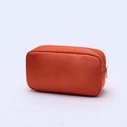 Promotional Custom Zipper Stock New Nylon Cosmetic Bag Small MOQ Inventory Make Up Accessories Case Cosmetic Organizer Box
