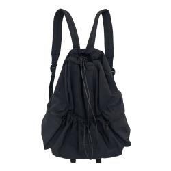 2023 New Design korean bag  China Female Nylon Backpack Wholesale Nylon Laptop Backpack Solid Color Fashion Backpack