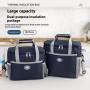 ZF059 Customized New Oxford Cloth Handheld Insulation Bag Portable Household Lunch Bag Thickened Waterproof Outdoor Picnic Bag