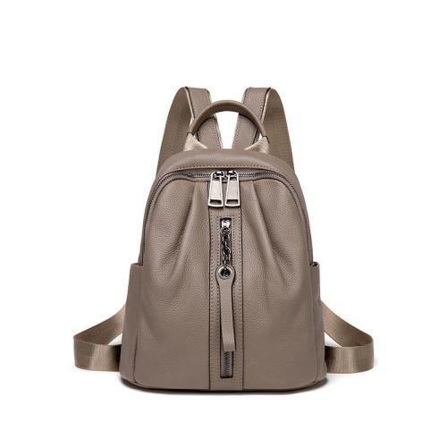 2024 Customized Logo Luxury Genuine Leather Backpack Bag For Women Ladies Design