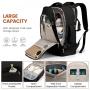 LOVEVOOK Travel Backpack Women TSA Personal Item Overnight Bag fits 17.3" Laptop Carry On Backpack for Weekender Business Hiking
