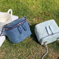 Spring Hot Style Cute Mini Bag Girls PU Leather Chain Mini Box Bag High Quality Custom Logo Small Bag For Girls