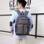 ZF176 New Leisure Backpack Man Outdoor Travel Bag Fashion Retro Canvas Shoulder Bag Large Capacity Waterproof Student Schoolbag