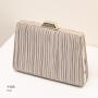 New Arrival ladies party wrinkle clutch bag purses polyester fabric women's dress clutch bag evening bags dinner clutch handbags