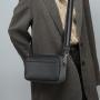 Newest Fashion Cute Pu Leather Travel Crossbody Zipper Pouch Mini Hand Bag With Shoulder Strap
