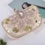 Fashion Square Box Sequins Decoration Women Evening Bags Beaded Clutches Purse Banquet Bag Wedding Clutch Bag