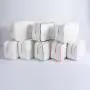 Keymay RTS Fast Shipping Low Moq Mujlti-Color Canvas Zipper Pouch Canvas Makeup Brush Bag Canvas Cosmetic Bag with Zipper