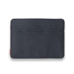 Fashion front pocket RFID Blocking Canvas credit card wallet custom logo card holder