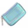 ZHF008 RFID Wallet Colorful Litchi Pattern Women's Organ Handbag Zipper Zero Wallet Bank Card Multi-card Card Cover