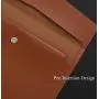 HR159 Customized LOGO A4 File PVC Leather Storage Bag Enterprise Contract Bill Data Bag Snap Soft Wear-resistant Information Bag