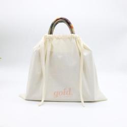 Promotional Custom Cotton Linen Drawstring Shopping Bag Reusable Muslin Cotton Gift Promotion Bg