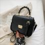 Minissimi Sac A Main Contrast Color Women Shoulder Bag Woman Hand Bage Pu Leather Cute Bag