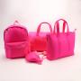 New Arrival Stock Rts Neo Hot Pink Waterproof Travel Hiking Backpack School Bags Kids Fashion Nylon Rucksack Backpack