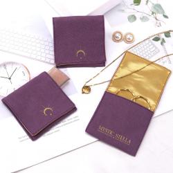Custom Logo Printed Cotton Linen Envelope Dust Bag Cloth Bag Drawstring Linen Gift Jewelry Cosmetic Pouch