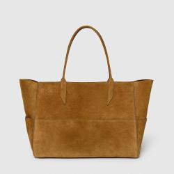 Top Quality Genuine Leather Suede Handbags For Women Luxury Large Capacity Tote Bag