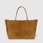 Top Quality Genuine Leather Suede Handbags For Women Luxury Large Capacity Tote Bag