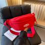 Simple Men's Chest Bag Custom Canvas Lightweight One Shoulder Women Sports Casual Crossbody Bag