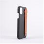New Arrival Luxury Genuine Leather Mobile Phone Cover Case With Handle For Iphone 12 13 pro max 14 Plus