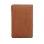 Soft PU leather passport holder with pen holder leather travel passport holder
