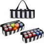 Beach Tote Bag with Detachable Cooler Compartment Insulated Picnic Cooler Bag Pool Bag for Women