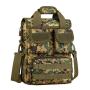 Unisex Tactical Reconnaissance Bag A4 Commuting Shoulder Crossbody Handbag for Men and Women with Durable Zipper Closure