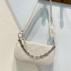 Custom Luxury Vegan Leather Women Shoulder Bag Ladies Handbag PU Crocodile Leather Handbags for Women