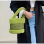 Soft Plush Ladies Designer Bags Bucket Type Womens Purses And Handbags Magnetic Button Bag Women Bag Handbag CY74317