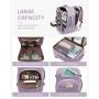 LOVEVOOK Custom 40L Travel Laptop Backpack 17" Personal Item with USB Waterproof Packing Cubes Travel Backpack with shoes bag
