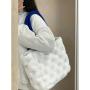 2024 New Soft Cotton Tote Bag Shock Absorbing Computer Large Capacity Casual One Shoulder Fitness Brand Designer Women Handbag