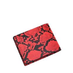 European American Retro Creative Print Men's Short Leather Wallet Waterproof Student Soft Wallet Large Multi-Card Capacity