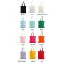 Custom Print & embroidery LOGO Cotton Tote Bag Lightweight Canvas Reusable Grocery Shopping Bags for Advertising Activity Gift