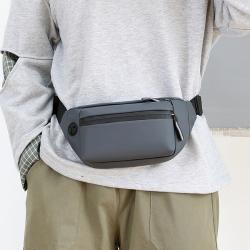 Gelory New Simple Fashion Multi Color Sports Multifunctional Expandable Men Shoulder Bag Waist Bag