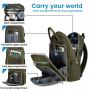LOVEVOOK 17 in Carry on travel laptop backpack Fashion waterproof large capacity laptop business travel shoulder bag backpack