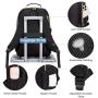 Custom 17.3 Inch Laptop Travel Laptop Backpack Quilted Work Bookbag Lightweight College Business DayBack