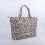 New Trending Custom Design Tote Handbags Female Travel  Large Capacity Shopping Waterproof Nylon Leopard Fashion Cute Handbags