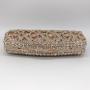 Luxury rhinestone bag with hollow metal banquet wedding handbags women ladies bags full diamond evening bags