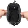 High Capacity Leather Makeup Travel Case Brush Organizer Bag Leather Travel Toiletry Cosmetic Bag