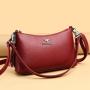Factory Wholesale Women Messenger Bags Good Quality Soft PU Leather Shoulder Crossbody Bags for Women