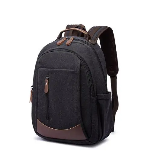 MGB017 New Design Laptop Backpacks Large Capacity Mens Canvas Leisure Waterproof School Bag Wholesale Outdoor Sports Backpack