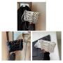 HR622 Women's Bag New Fashion Design PU Weaving Crossbody Bag Ladies Luxury Shoulder Daily Pairing Girls' Retro Square Bag